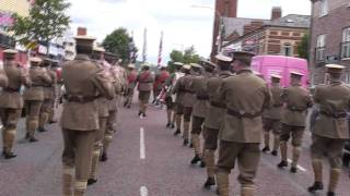 UVF Regimental Band 2  Memorial Parade  East Belfast [upl. by Aspa]