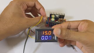 DC Volt Amp meter wiring with DcDc Boost Converter 1235V6A  Lets See Inside [upl. by Michelsen]