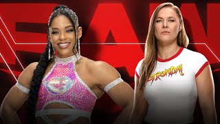 Ronda Rousey vs Bianca Belair  WWE RAW February 29 2024  Ronda rousey wwe  Ronda Rousey 2024 [upl. by Nnylirehs]