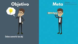 ¿Qué es una Meta Diferencia entre Meta y Objetivo  JERONI CALAFELL [upl. by Dora]