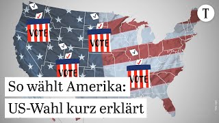 USWahl 2024 So funktioniert die Präsidentschaftswahl in den USA [upl. by Lavud]