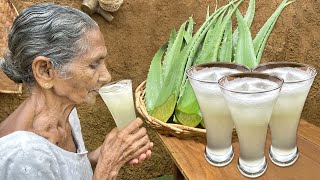 Aloe Vera Juice  Aloe Vera Drink  Natural Aloe Vera Juice  Fresh Aloe Vera Juice by Grandma Menu [upl. by Suiradel570]