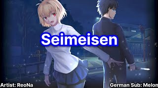 ReoNa  Seimeisen【German Sub】 [upl. by Notgnilliw909]