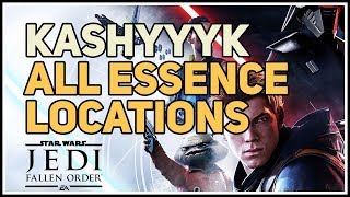 All Essence Locations Kashyyyk Star Wars Jedi Fallen Order [upl. by Siuqcram]