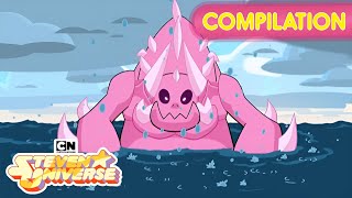 Steven Turns Into a Monster  One Hour Compilation  Steven Universe [upl. by Felder]