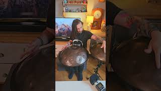 Minecraft on Handpan  Improvizing on C418 Aria Math [upl. by Busiek35]