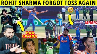 NASEEM SHAH CRYING 😳 SIRAJ HITTING RIZWAN 😂 ROHIT FORGETS COIN  IND VS PAK T20 WC 2024 HIGHLIGHTS [upl. by Ynagoham]