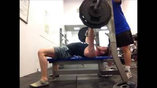 Bench Press Results  Review of Wendler 531 Boring But Big 3Month Challenge 7 MAR 2013 [upl. by Garneau427]