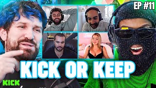 KICK OR KEEP  EP11  VEGAN VS MEAT EATERS  FT Vegan Gainz amp Yassuo [upl. by Annenn]