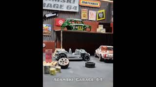 How to build garage for Hot Wheels cars DIY diorama display from cardboard shorts [upl. by Bonney]