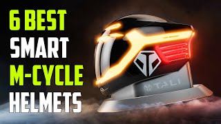 Best Smart Motorcycle Helmets 2024  The Only 6 You Should Consider Today [upl. by Ainesy]