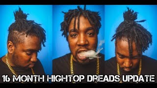 16 Month High Top Dreads Update  Killmonger Dread Style Tutorial [upl. by Hannavas]