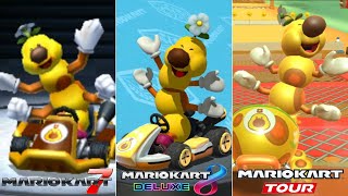 Evolution Of Wiggler In Mario Kart Games 20112023 [upl. by Anitrak]