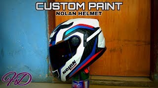 How to repainting amp custom NOLAN N86 ARKAD N  COM METAL WHITE [upl. by Idelson]