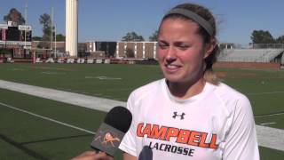 Campbell Lacrosse  Erica Hitch  Senior Spotlight [upl. by Piks]