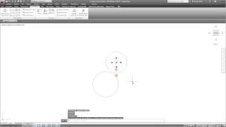 AutoCAD Restricciones paramétricas  Concéntrico [upl. by Anoet657]