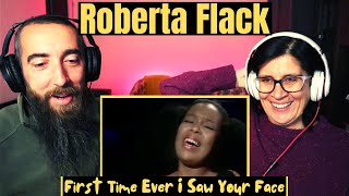 Roberta Flack  First Time Ever I Saw Your Face REACTION with my wife [upl. by Zulaledairam]