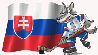 Gladiator  Slovensko hokejova republika  Official Anthem of Slovak Ice Hockey Team HQ [upl. by Neltiac732]