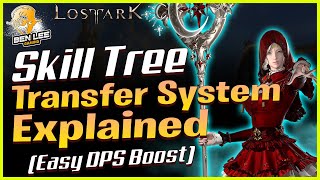 Lost Ark  Skill Tree Transfer System Guide  Massive DPS boost  Tripod Gear Guide [upl. by Dola439]