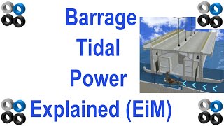 How Barrage Tidal Power Generation Works EiM series [upl. by Eilegna]