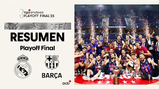 Real Madrid  Barça 8293 RESUMEN  Playoff Final 2023 [upl. by Ettore]