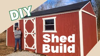 DIY SHED Build AND FULL cost breakdown [upl. by Elorac]