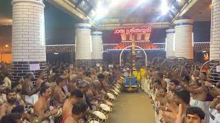 Vrischikolsavam’22  Nadappura melam festival tripunithura music peruvanamkuttanmarar folk om [upl. by Mide]