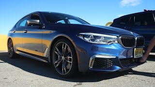 2018 BMW M550i xDrive Is It Any Good On a Race Track [upl. by Naujud]