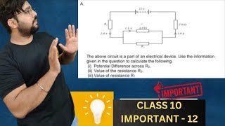 The above circuit is a part of an electrical device Use the information given in the question to c [upl. by Bremser]