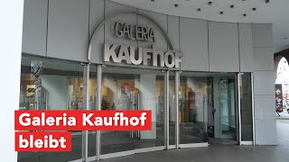 Galeria Kaufhof in Wismar und Rostock bleibt [upl. by Ahseina]