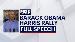 Obama More than woke liberals voting for Harris  FOX 5 News [upl. by Kcirdla322]