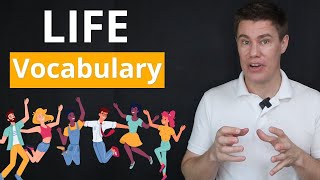 20 English words and examples about Life for ESL students learnenglish [upl. by Adorl]