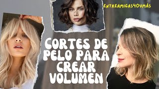 💇‍♀️Cortes de pelo para dar volumen al pelo fino efecto de un cabello más abundante y grueso hair [upl. by Concettina]