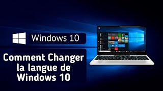 Comment Changer la langue de Windows 10 [upl. by Annaoi]