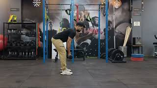 DUMBBELL RDL TO UNDERHAND ROW [upl. by Aehc]