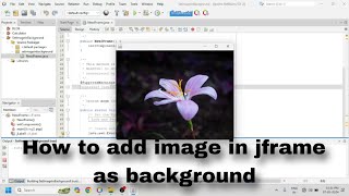 How to set background Image on jframe in java Netbeans [upl. by Ydnir]