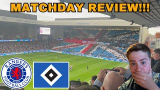 The Blue Brother Friendly 💙👀  Rangers v Hamburg MATCHDAY REVIEW Lost Vlog footage [upl. by Airetak]