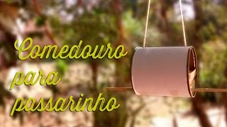 Comedouro para passarinho [upl. by Nowahs]