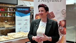 Eleni Tsalpatourou Marketing Manager bëri një prezantim të produkteve Delifrance [upl. by Legnalos]