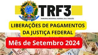 VALORES SÃO DEPOSITADOS PARA PAGAR PRECATÓRIOS E RPV TRF3VEJA SE ESTÁ NA LISTA [upl. by Premer]