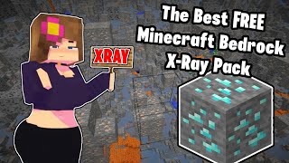 The BEST Minecraft Bedrock XRay Pack  Works on ANY ServerRealm [upl. by Nolahc122]