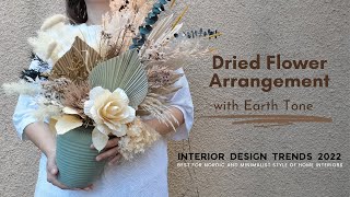 Creative things  How To Make A Simple Dried Flower Arrangement  DIY DRIED FLOWER ARRANGEMENT [upl. by Aidnama266]