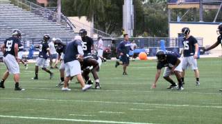 FIU football team fall camp kickoff  August 3 2011 [upl. by Anillek]