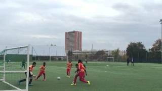 ASSOA  24 Match U13 Élite Régional Adrien Moncet 11 ans et demi vs Mantes La Jolie 17 10 15 [upl. by Milewski492]