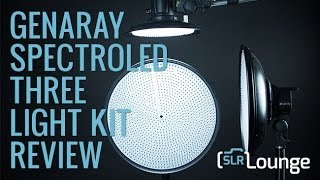 Genaray SpectroLED Three Light Kit Review [upl. by Yllak]