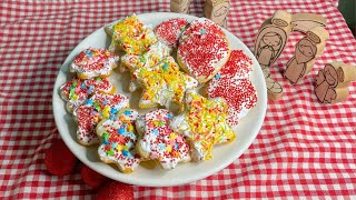 BOLACHAS DE NATAL DECORADA RECEITA FÁCIL RECEITAS DE VÓ [upl. by Kassity371]