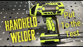 Testing Handheld Welder from TRQWH [upl. by Eltsyrhc366]