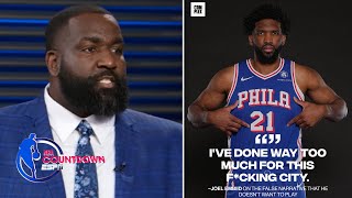 NBA Countdown  Perk reacts to Embiid fires back at critics quotIve done way too much for this cityquot [upl. by Nicoline]