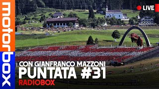 F1 UNA CORDIALE RIPARTENZA RadioBox 31 a tu per tu con Gianfranco Mazzoni [upl. by Xylon]