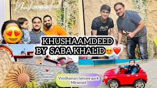 Saba Ibrahim restaurant KHUSHAMADEED sabaKajahaan Miraroad  Met Khalid bhai amp Rehan 😍❤️ [upl. by Bradski]